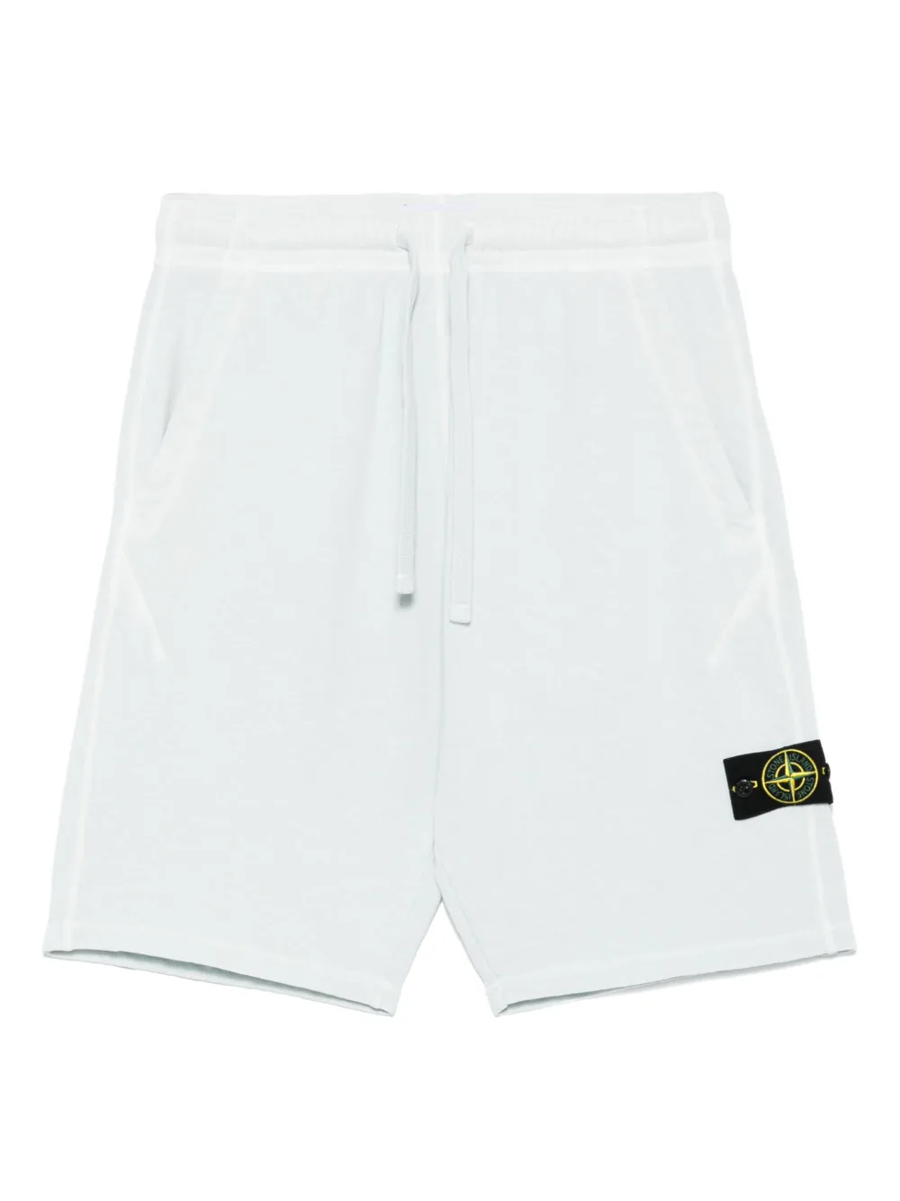 Stone Island Katoenen trainingsshorts Blauw