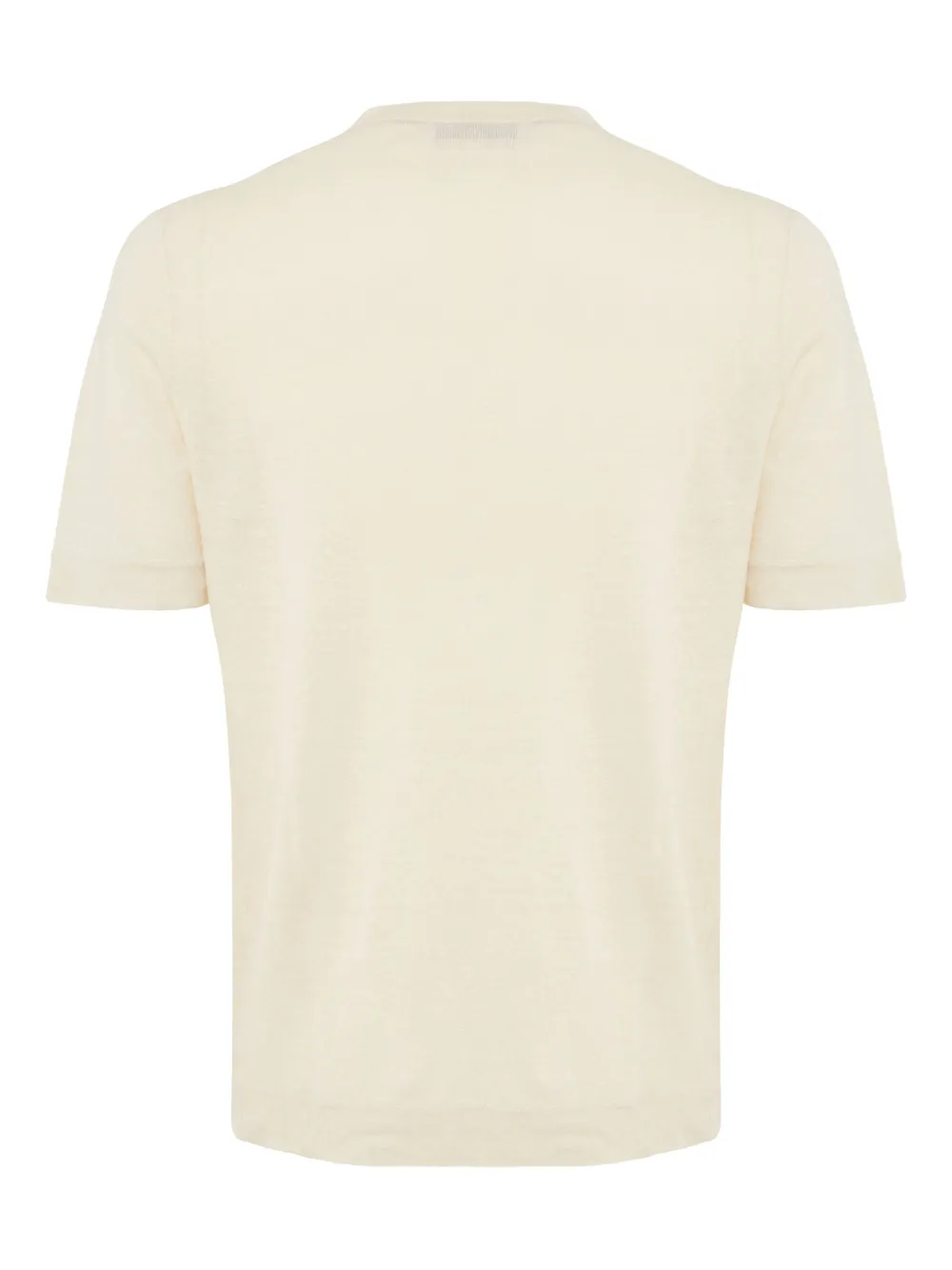 Brunello Cucinelli Gebreid T-shirt Beige