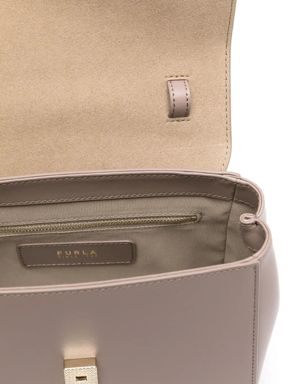 Furla Meridiana mini-shopper Grijs