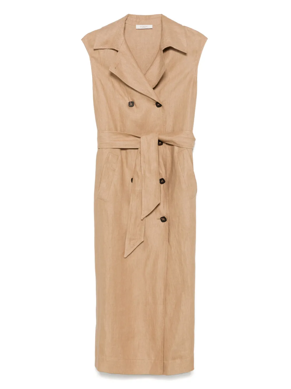 Glanshirt vestido midi Ginnie | marrón | Image 1