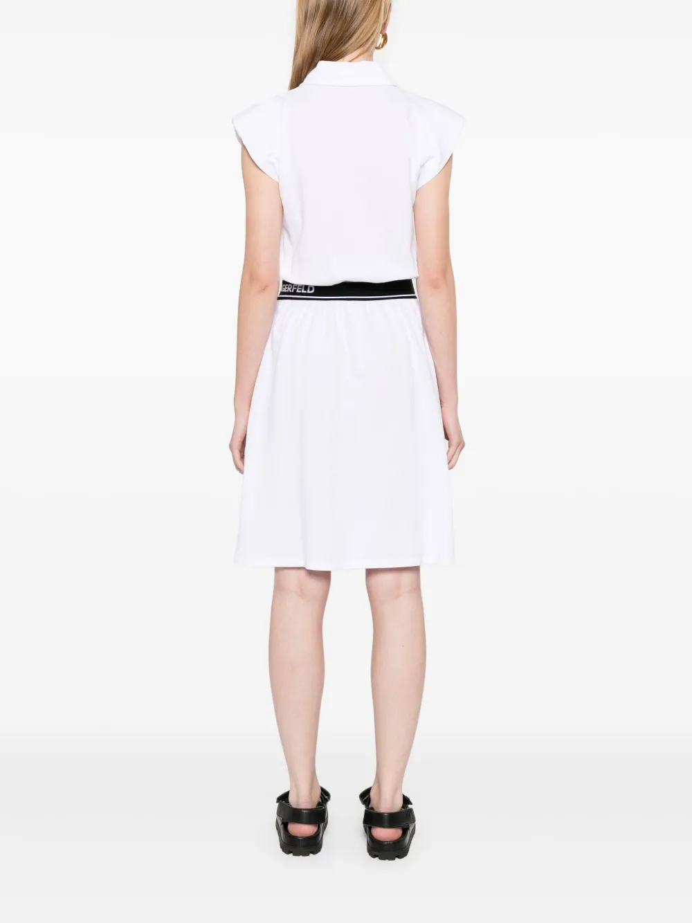 Shop Karl Lagerfeld Polo Mini Dress