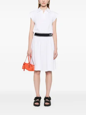 【超特価!】カール ラガーフェルド 首元美黒レースx白ミニドレス レディース Karl Classics | KARL LAGERFELD
