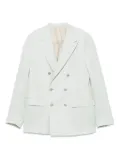 Eleventy double-breasted blazer - Green