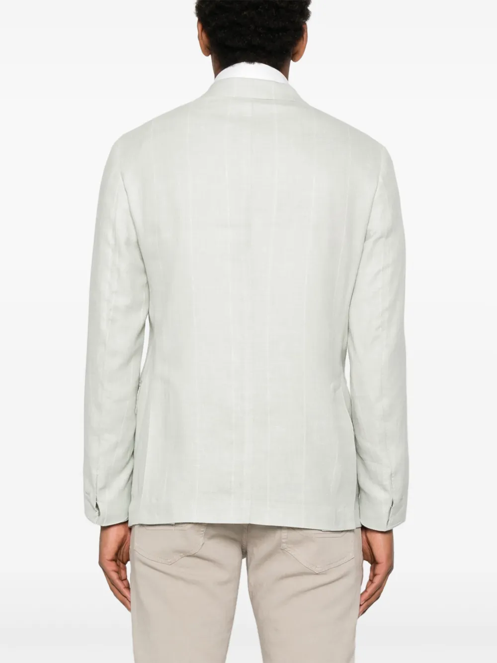 Eleventy Blazer met dubbele rij knopen Groen
