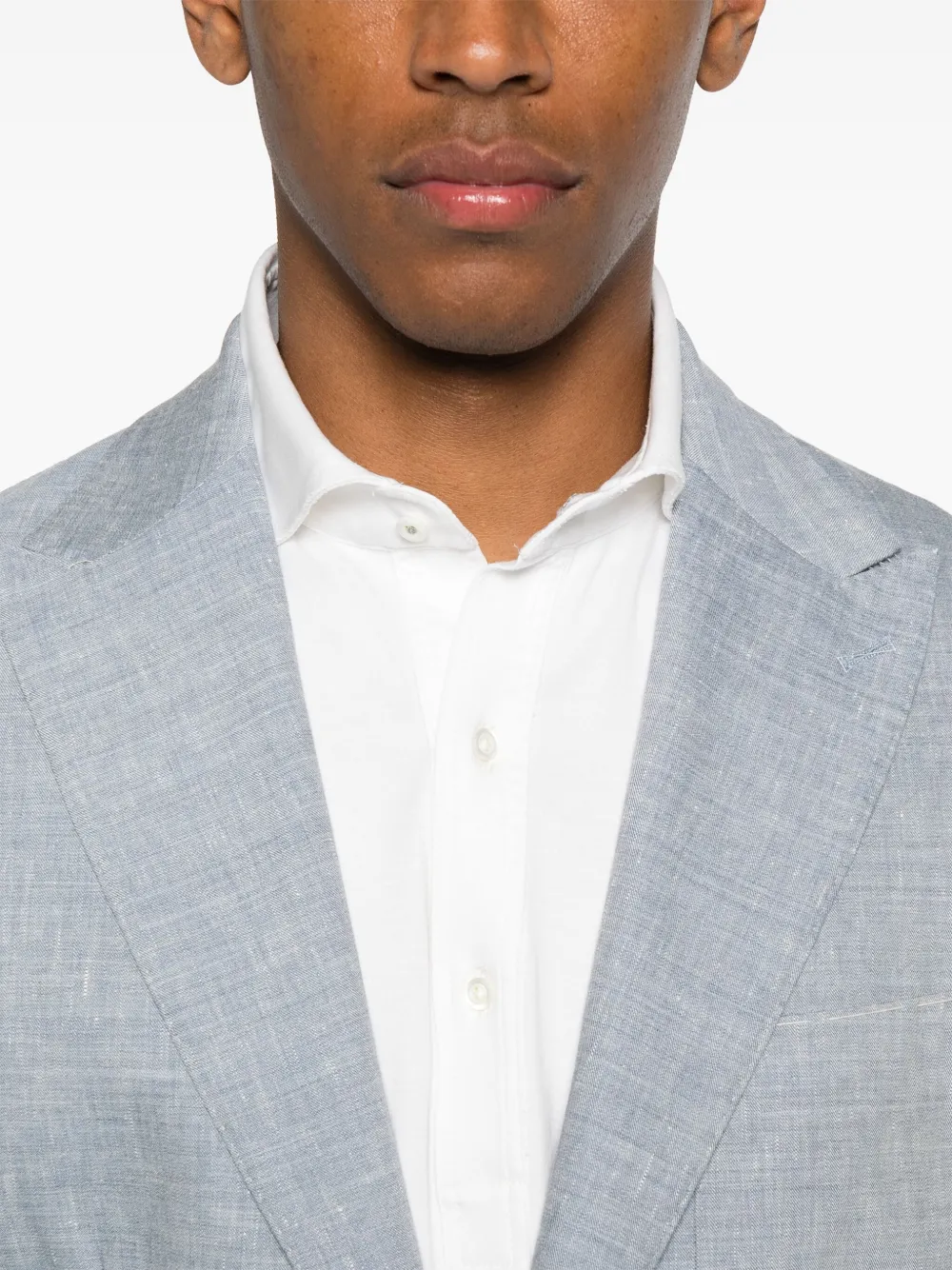 Eleventy Blazer met enkele rij knopen Blauw