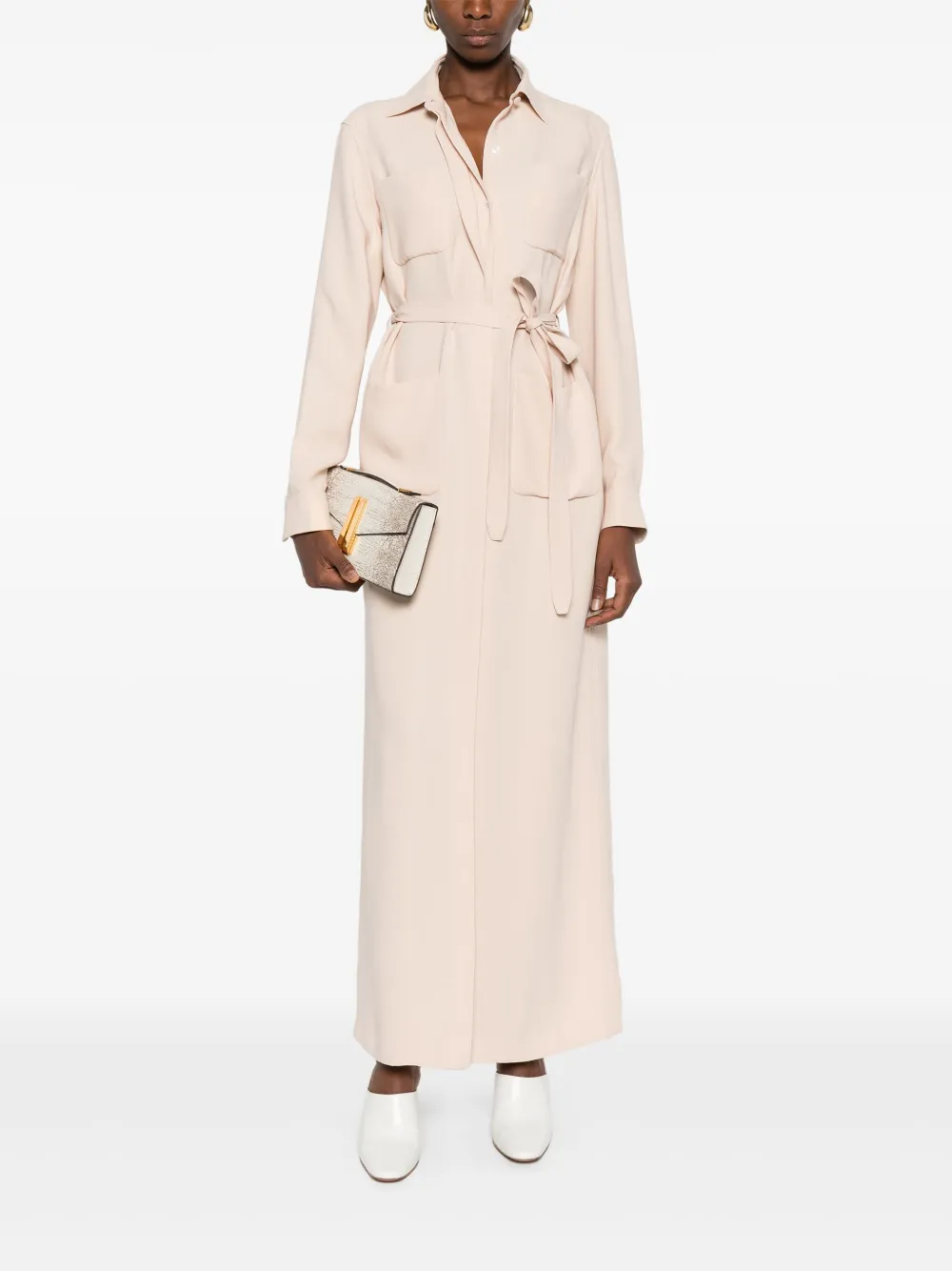 Brioni robe en soie à taille ceinturée | Robes de jour | Image 2