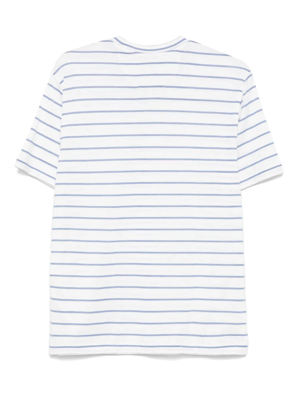 Eleventy Gestreept T-shirt - Wit