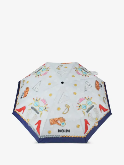 Moschino fashion-print umbrella