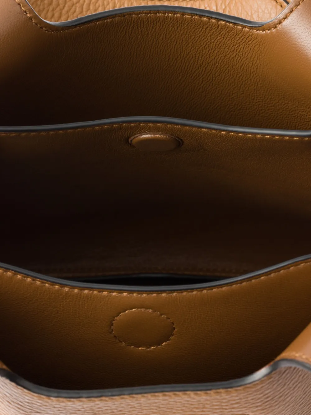 Prada Leren mini tas Bruin
