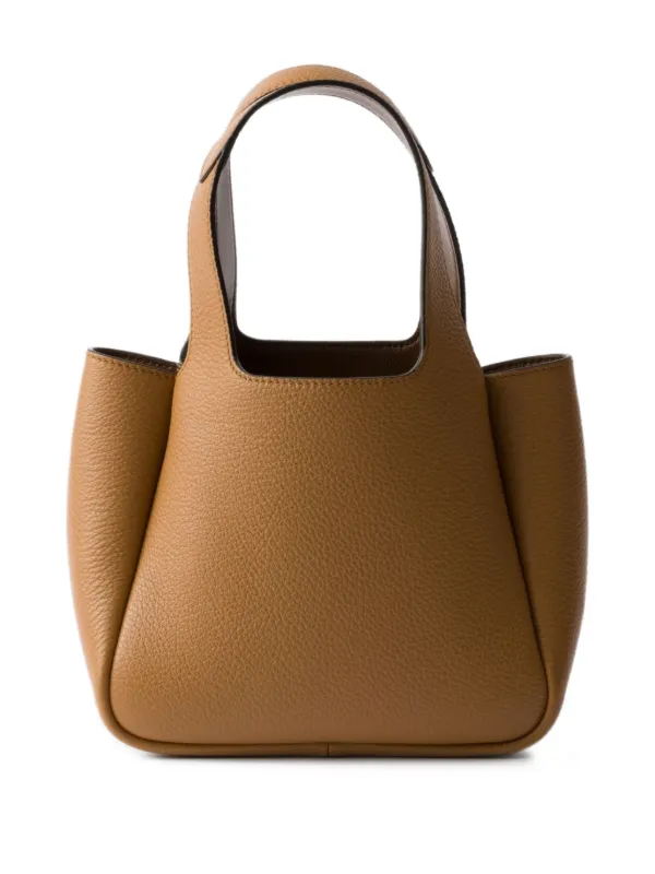 Prada Leather Mini Bag | Brown | FARFETCH