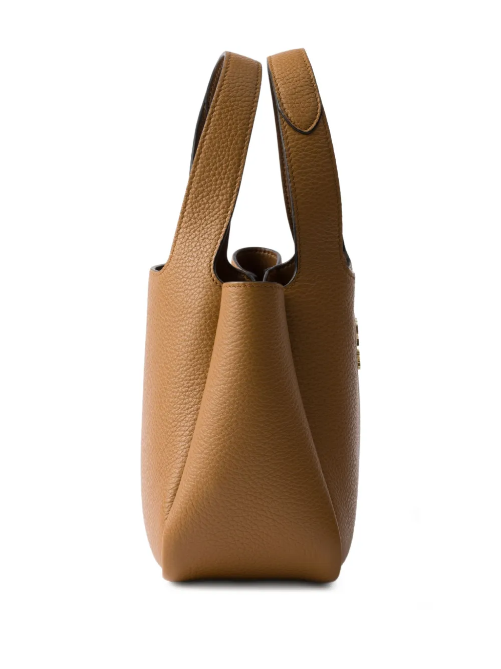 Prada Leren mini tas Bruin