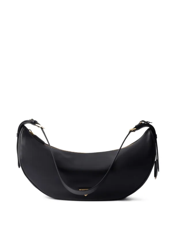 ショルダーバッグ・ポシェット Prada Demi-Lune Large Shoulder Bag Prada Demi-Lune Large leather shoulder bag in beige - Prada