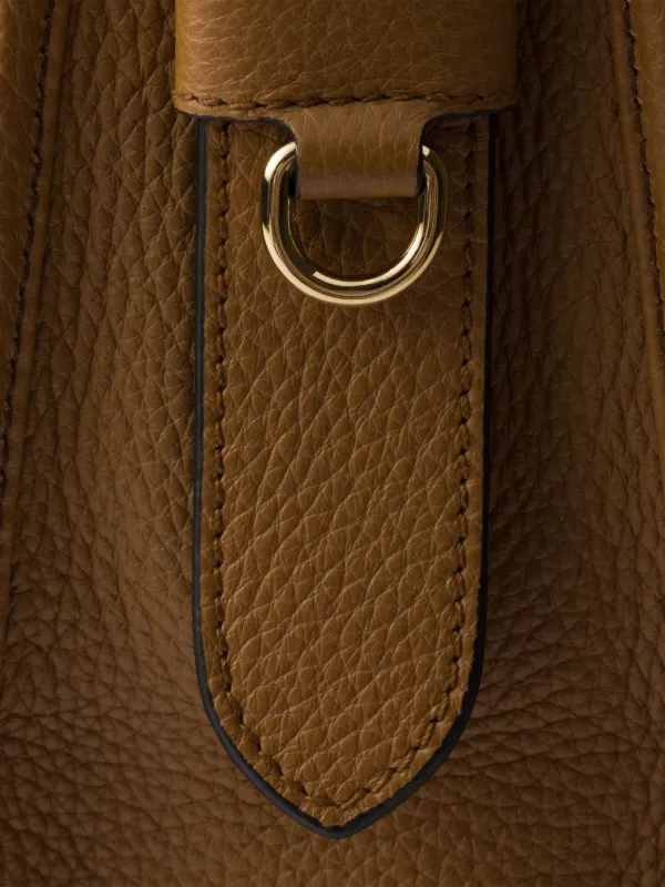 ショルダーバッグ・ポシェット PRADA | Medium leather bag logo detachable shoulder strap Prada Medium Leather Shoulder Bag | Brown | FARFETCH