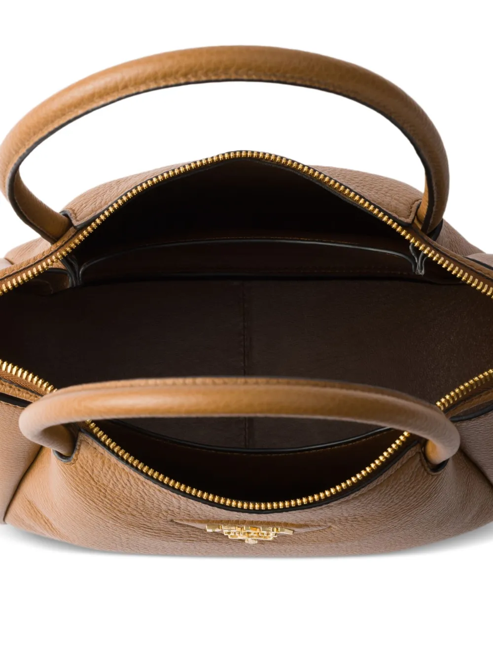 Shop Prada Small Leather Tote Bag