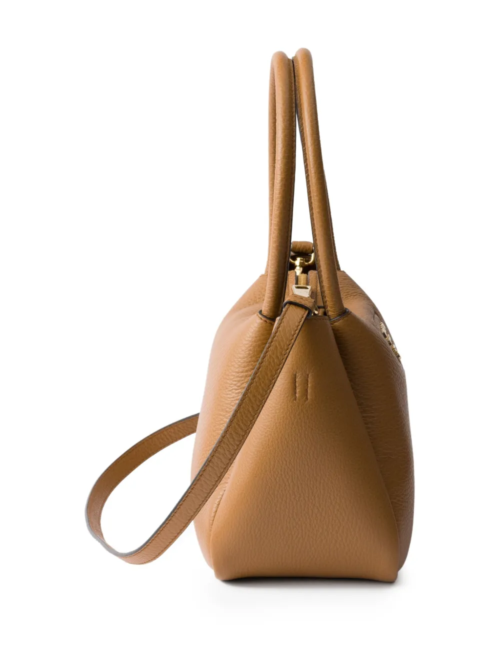 Shop Prada Small Leather Tote Bag