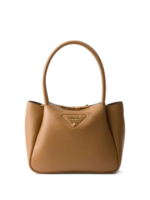 Prada small leather tote bag