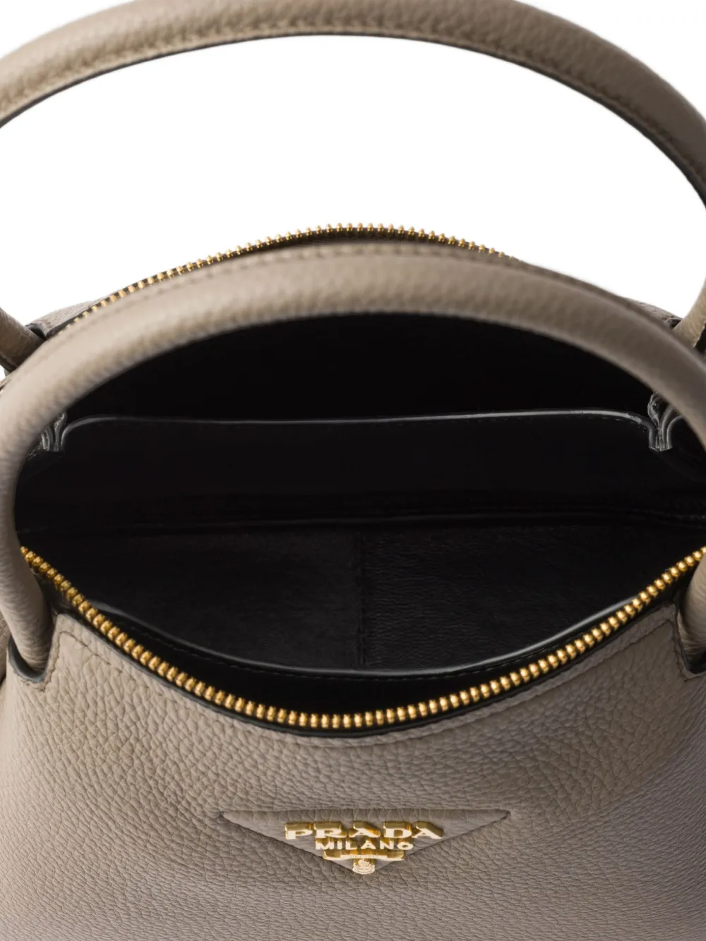 Shop Prada Small Leather Tote Bag