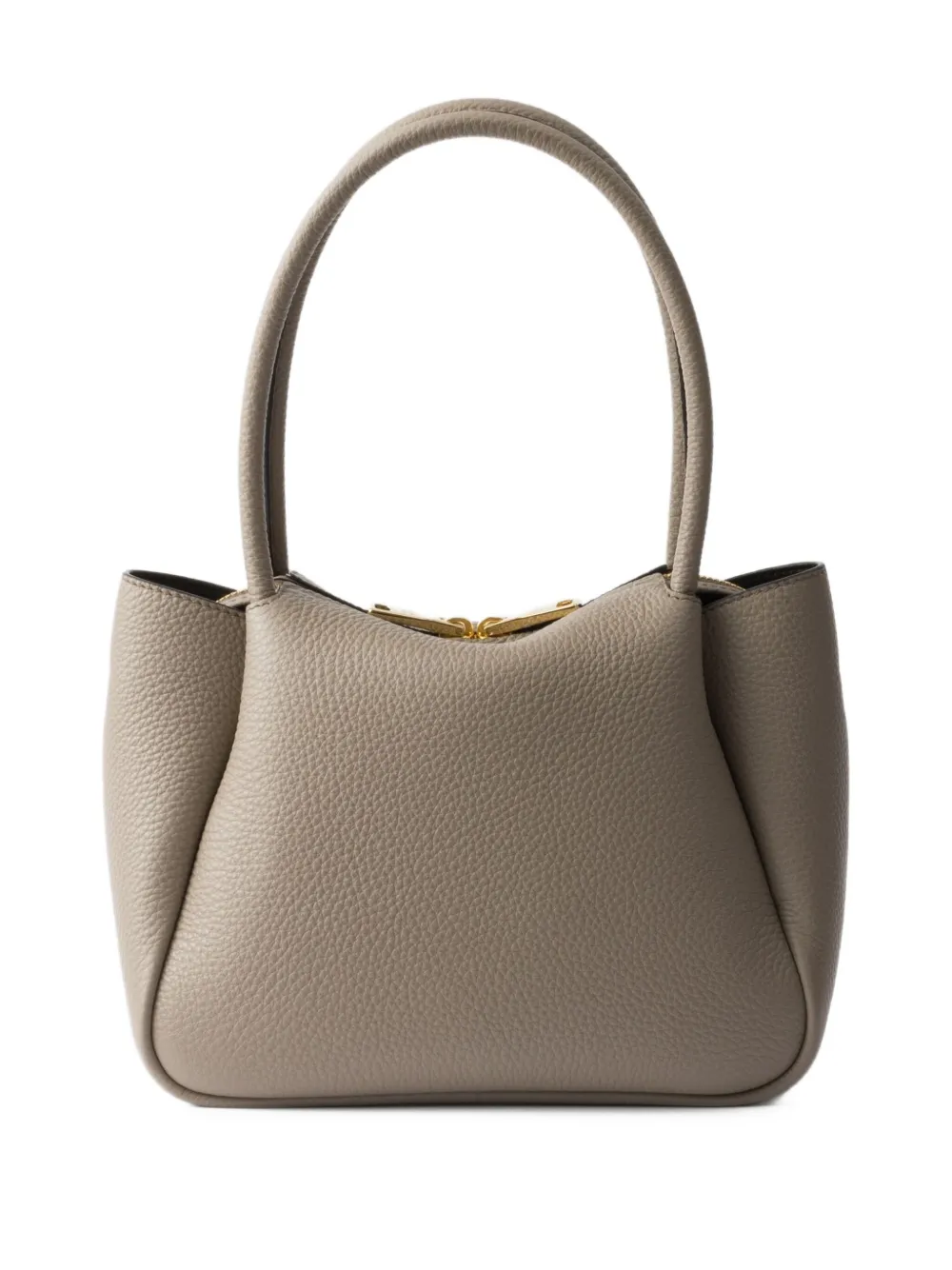Shop Prada Small Leather Tote Bag