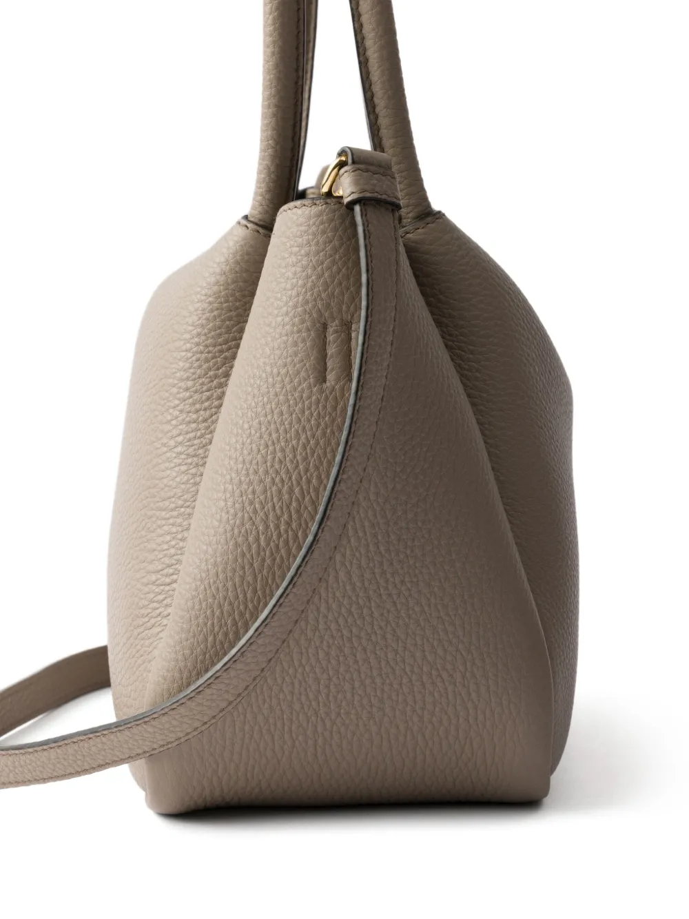 Shop Prada Small Leather Tote Bag