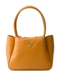 Prada small leather tote bag - Orange