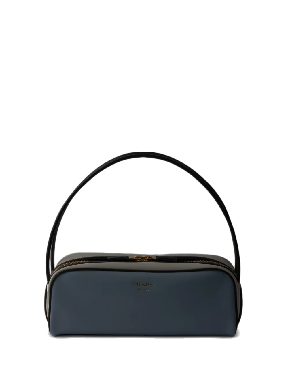 Prada Swing leren schoudertas Blauw
