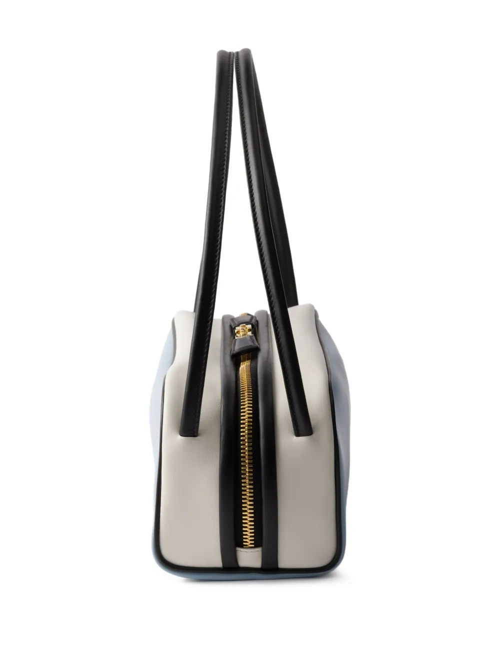 Prada Swing leren schoudertas Blauw