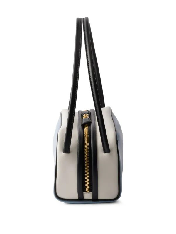 Prada Swing Leather Shoulder Bag | Blue | FARFETCH