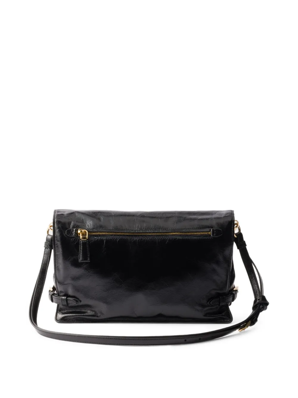 Prada medium leather shoulder bag - Zwart