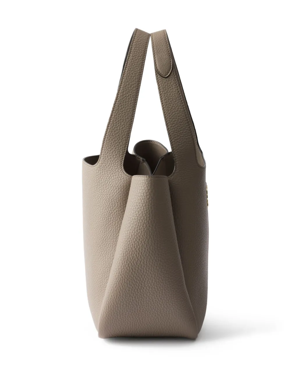 Shop Prada Small Leather Tote Bag