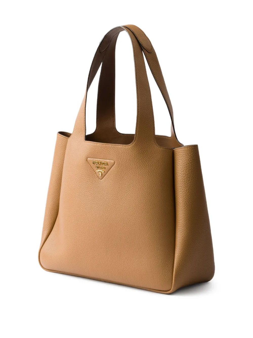 Prada Medium leren shopper Bruin