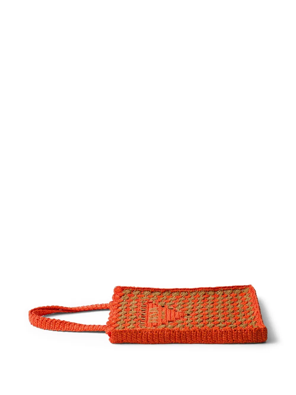 Prada Gehaakte shopper Oranje