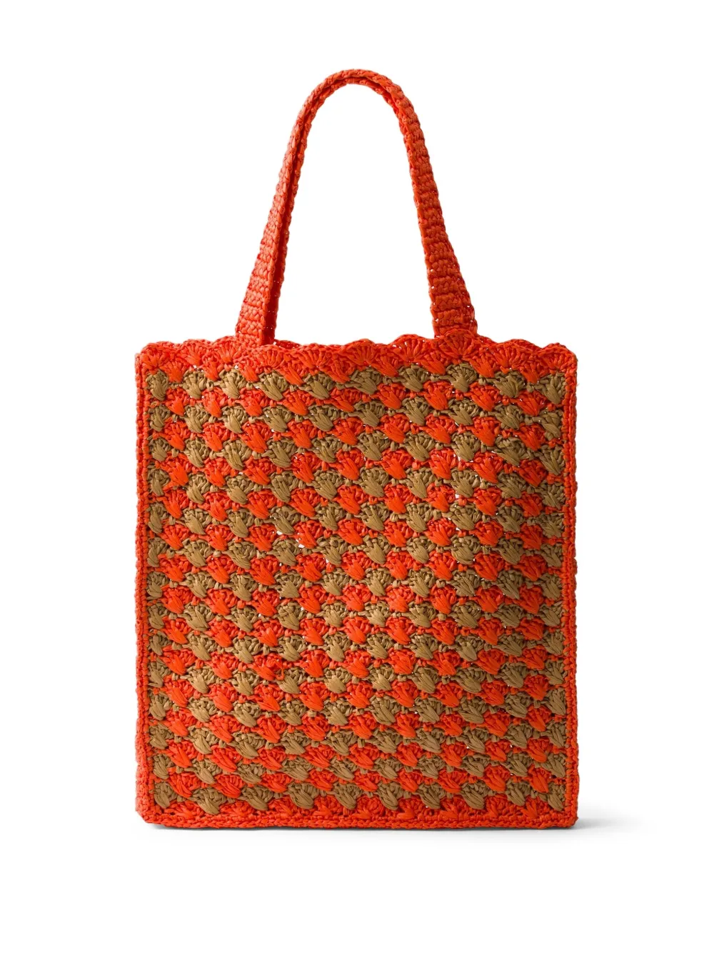Prada crochet-knit tote bag - Oranje
