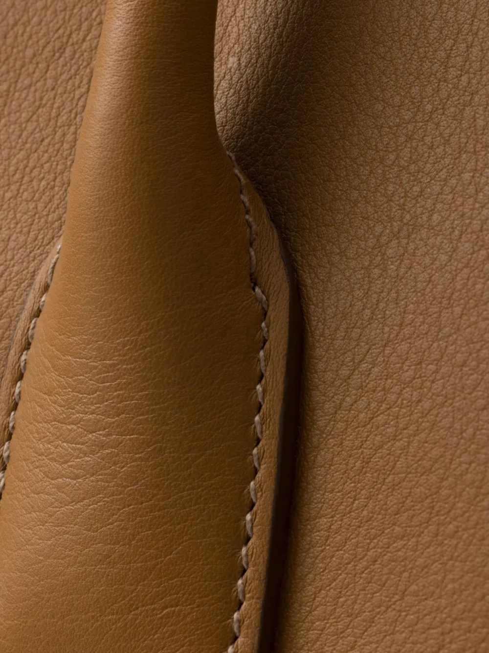 Prada Leren shopper Bruin