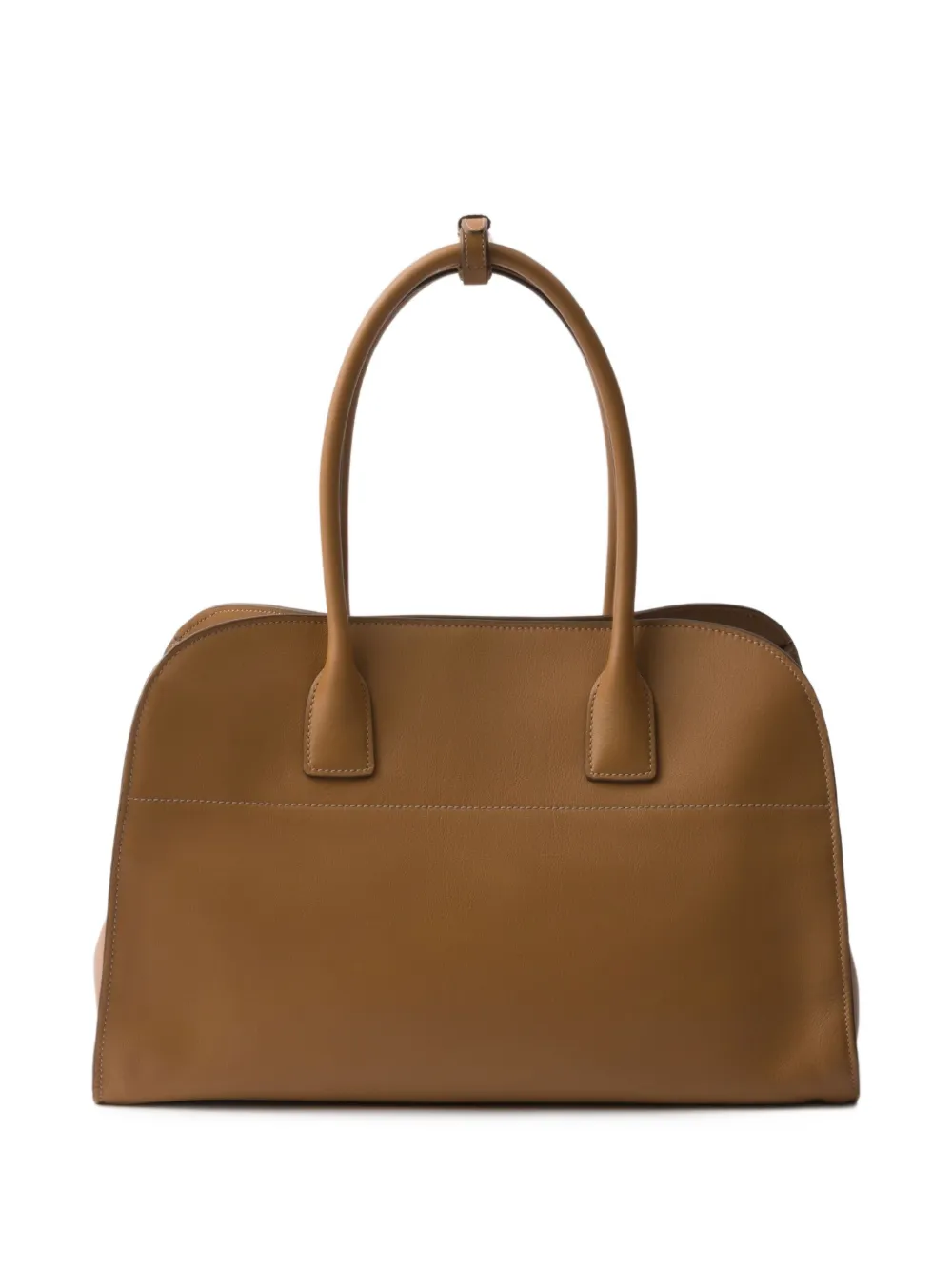 Prada Leren shopper Bruin