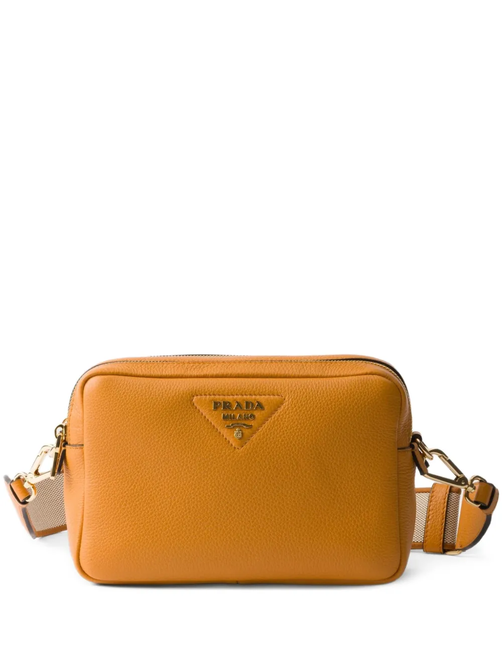 Prada Leren schoudertas Oranje