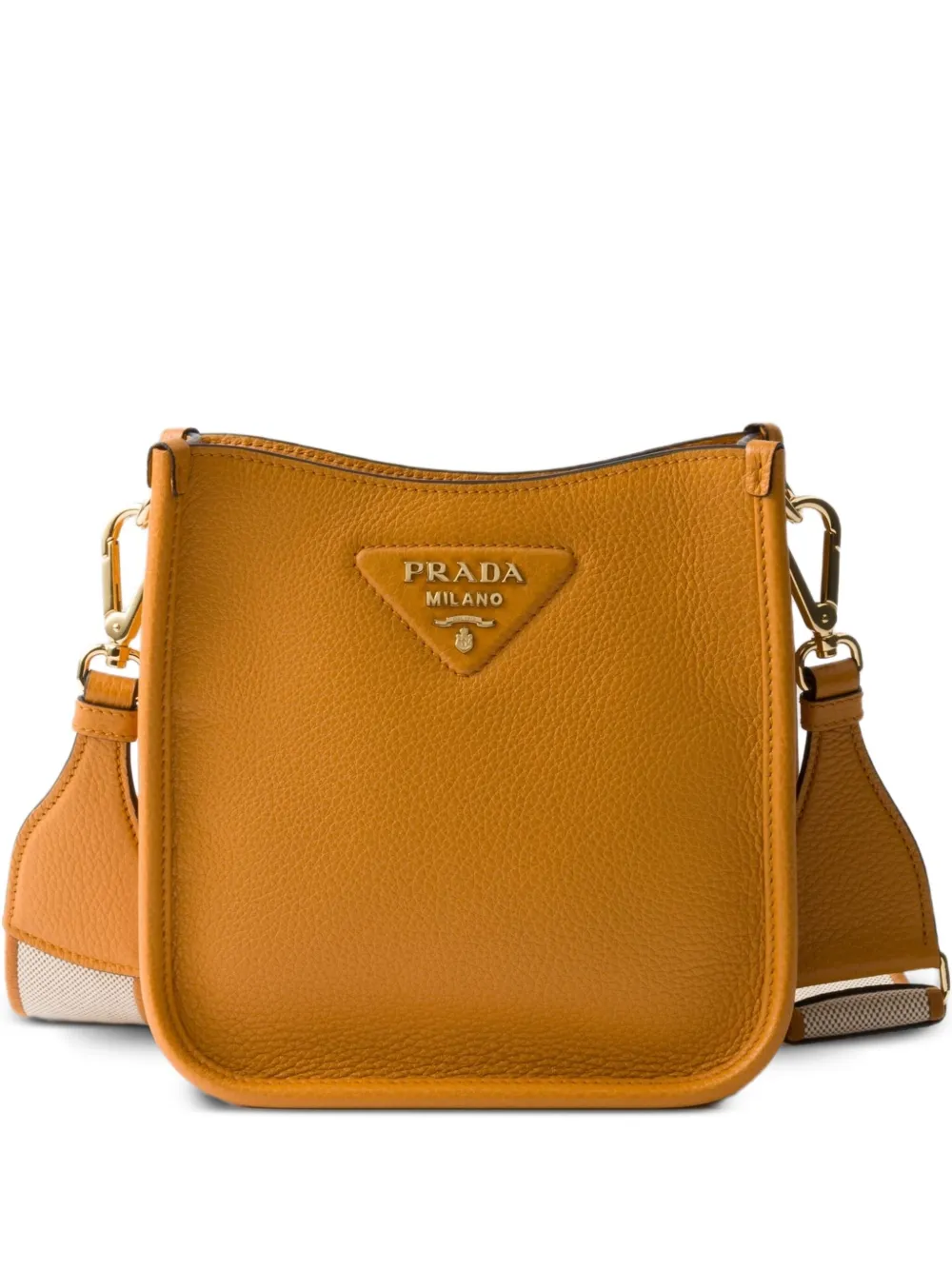 Prada mini leather shoulder bag | Orange | Image 1