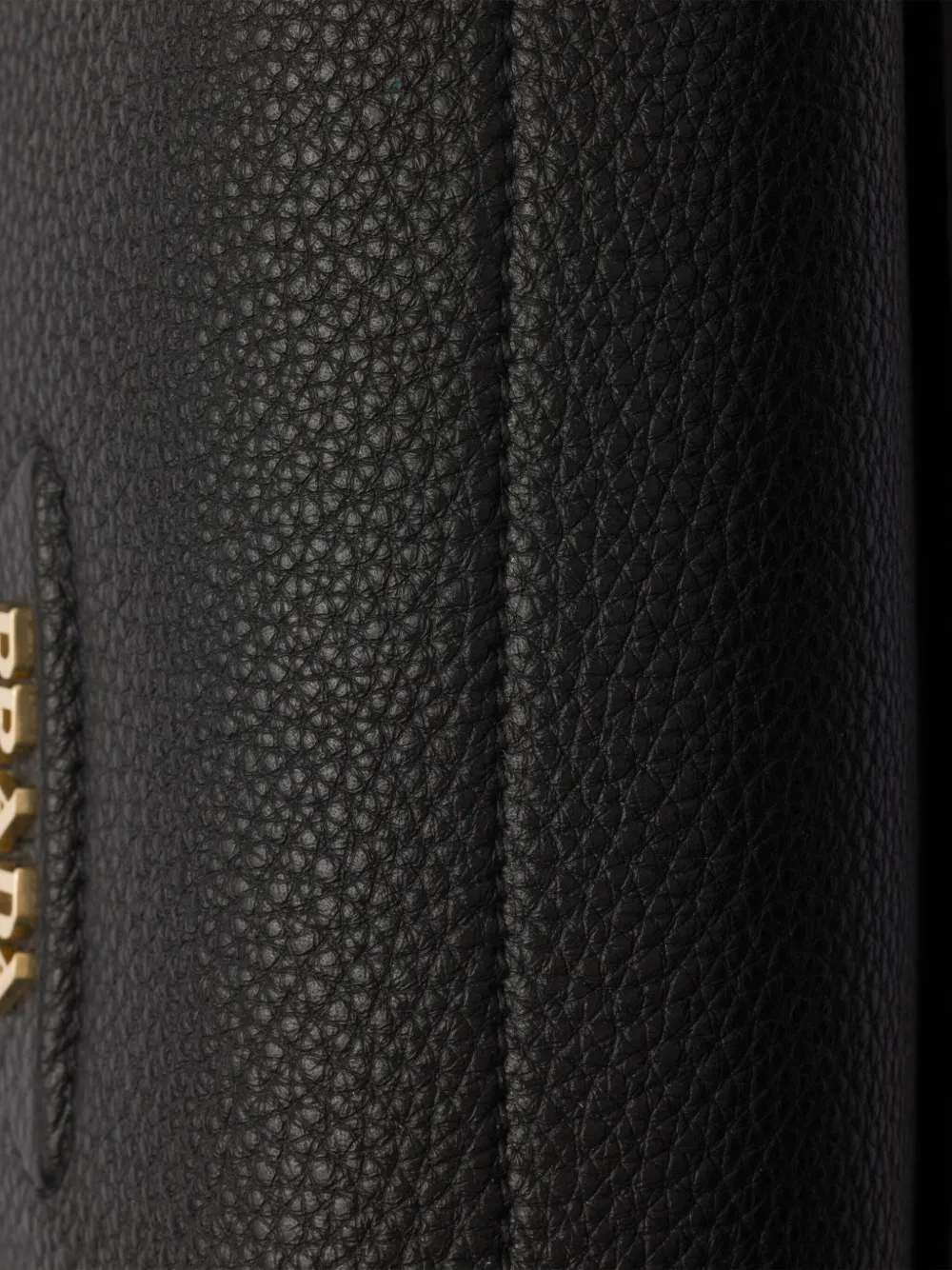 Prada Leren schoudertas Zwart