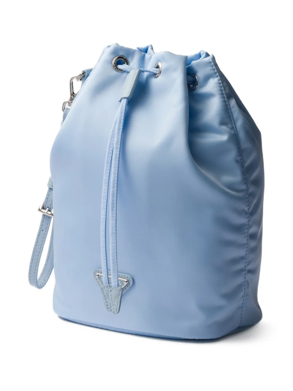 Prada Bucket-tas met trekkoord Blauw