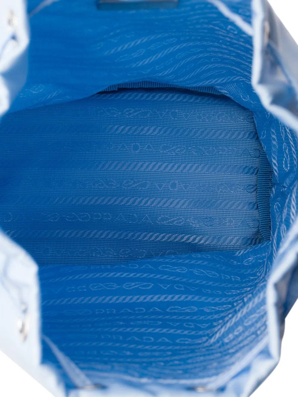 Prada ドローストリング バケットバッグ | ブルー | FARFETCH JP