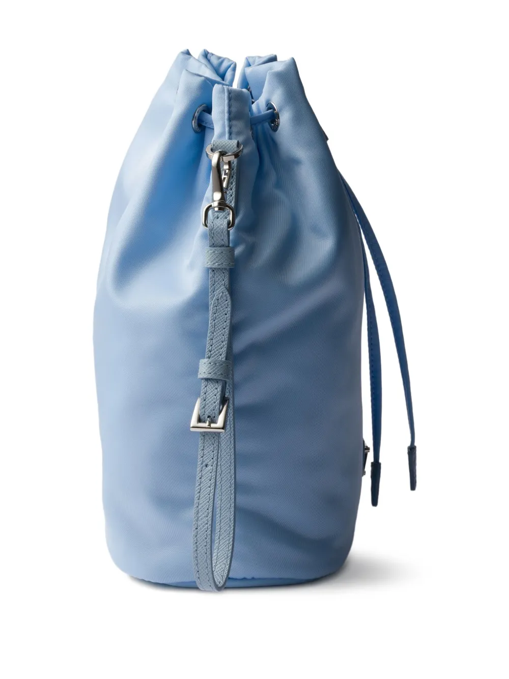 Prada Bucket-tas met trekkoord Blauw
