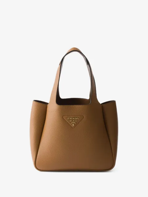 Prada small leather tote bag