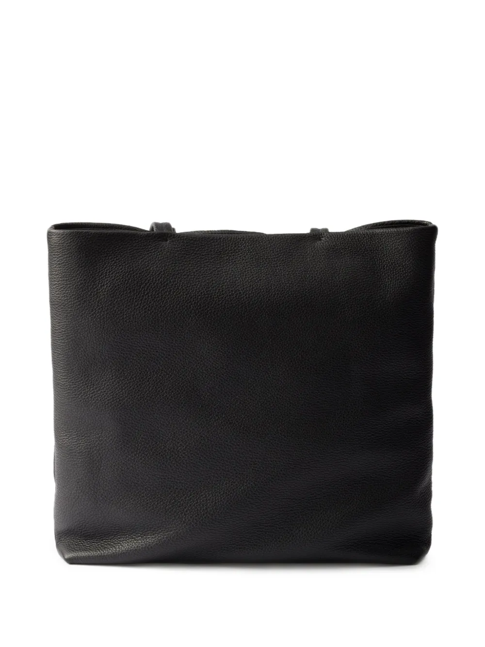 Prada large leather tote bag - Zwart