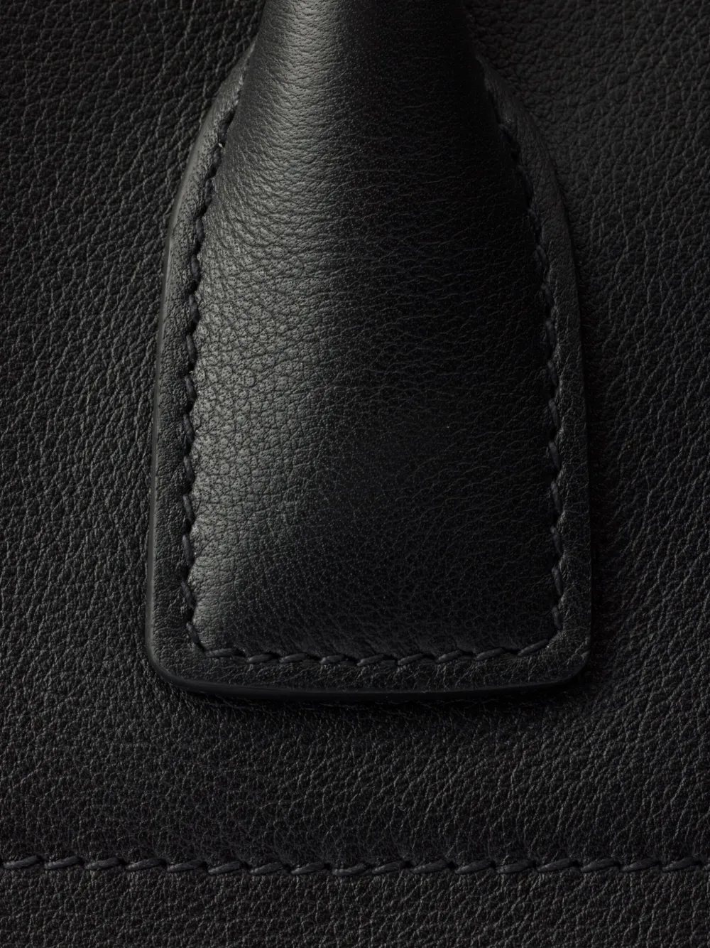 Prada Leren shopper Zwart