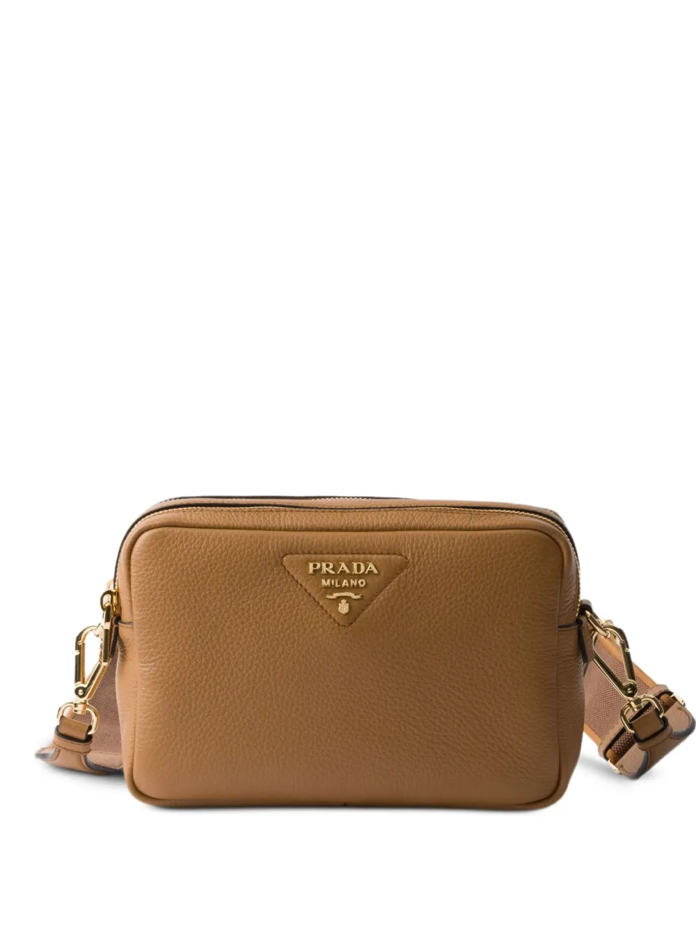 Prada レザー ショルダーバッグ - ブラウン Prada レザー ショルダーバッグ - ブラウン