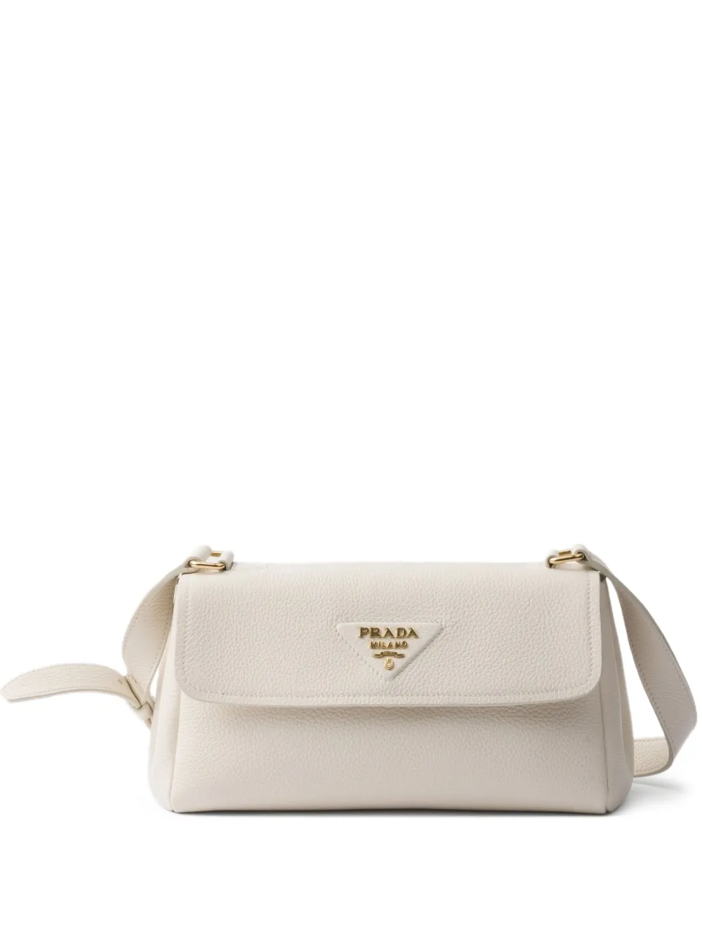 Prada Leren schoudertas Wit
