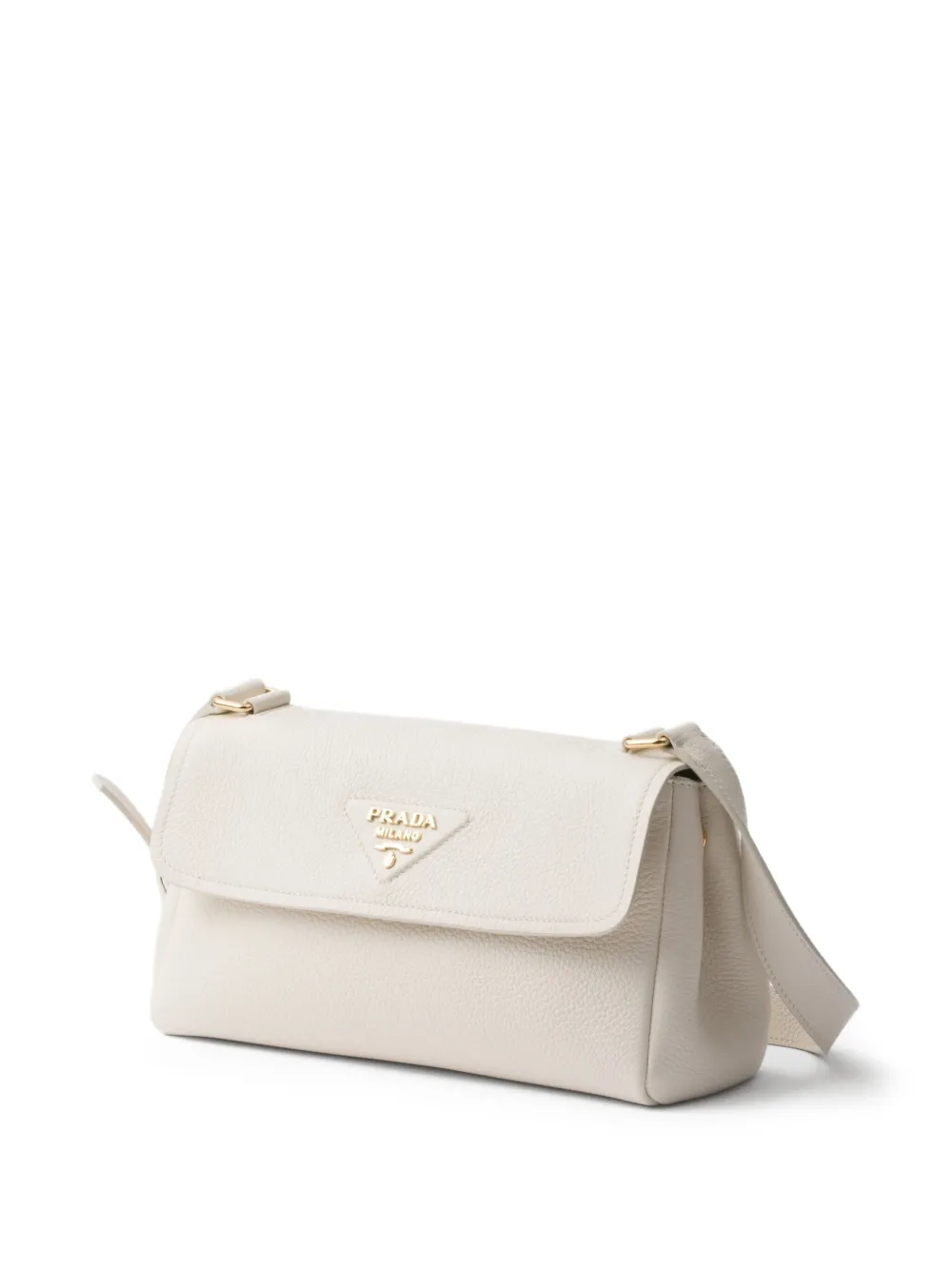 Prada Leren schoudertas Wit