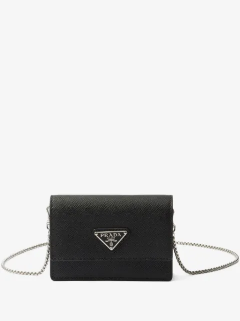 Prada Saffiano-leather card holder