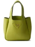 Prada mini leather tote bag - Green