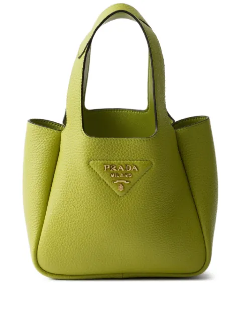 Prada mini leather tote bag