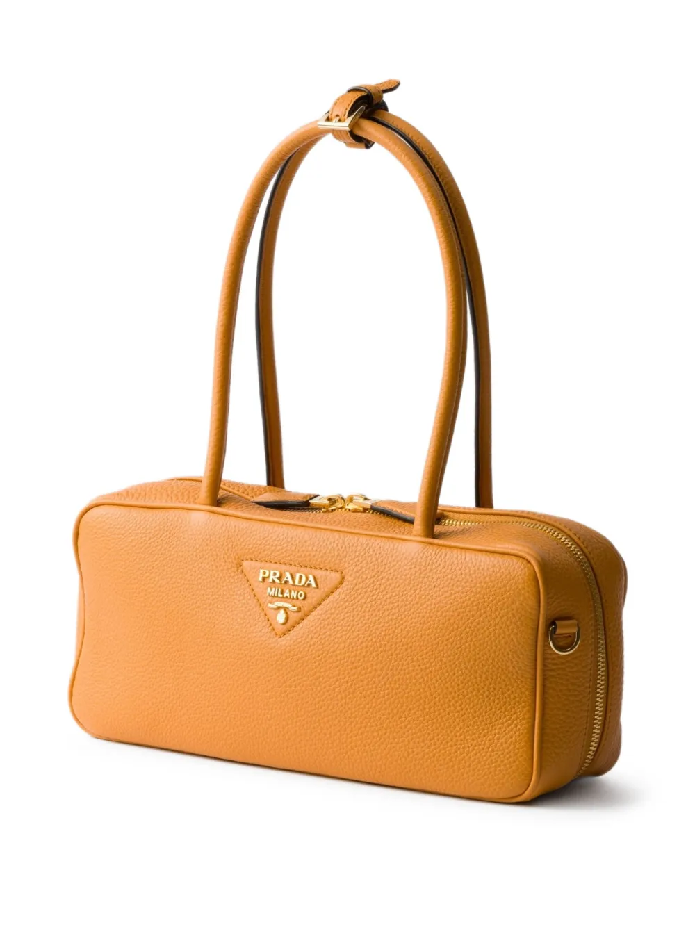 Prada Leren schoudertas Oranje